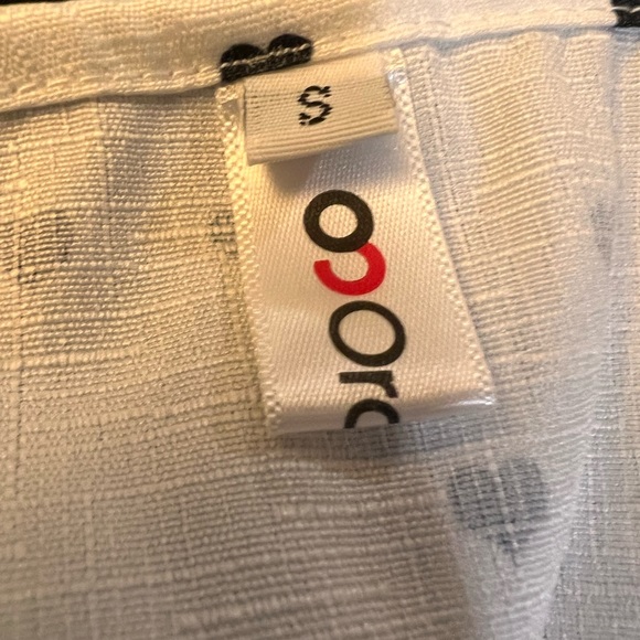 Polka Dot Scallop Tank Top- Off
White & Black - Picture 6 of 8